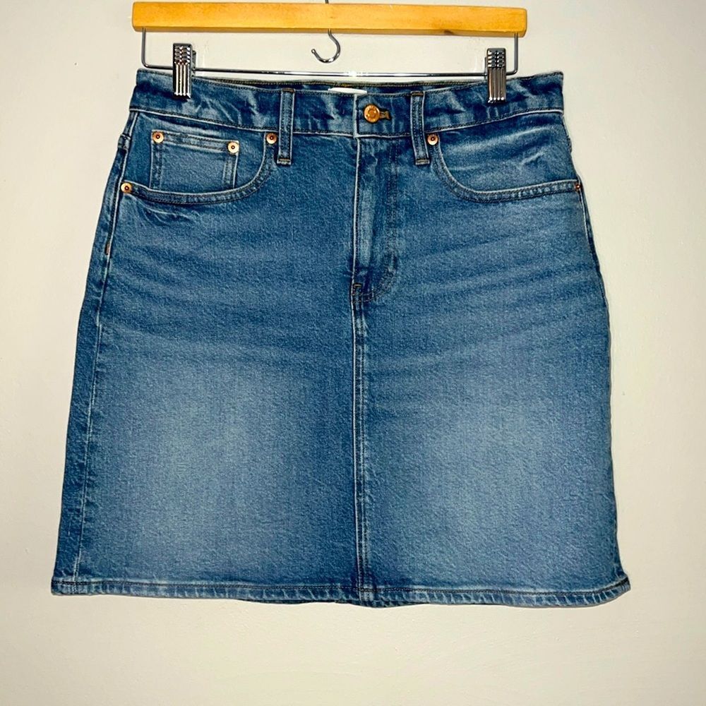 J. Crew Blue Denim Mini Skirt